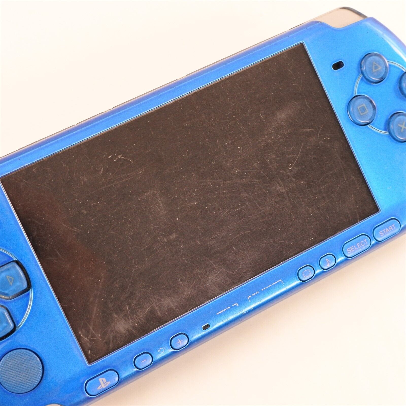 JUNK PSP Console PSP-3000 Vibrant Blue NO Battery Pack PS Portable SONY 141