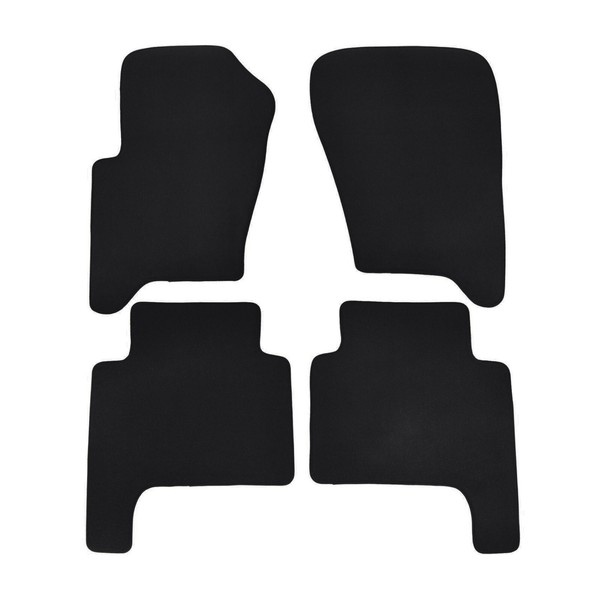 Velour FußMatten Automatten FüR Subaru Forester 2013-2018 4-Tlg Schwarz-image
