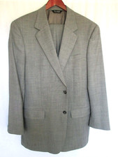 Jos. A. Bank Suit 43L 34x30 Gray Wool Cashmere