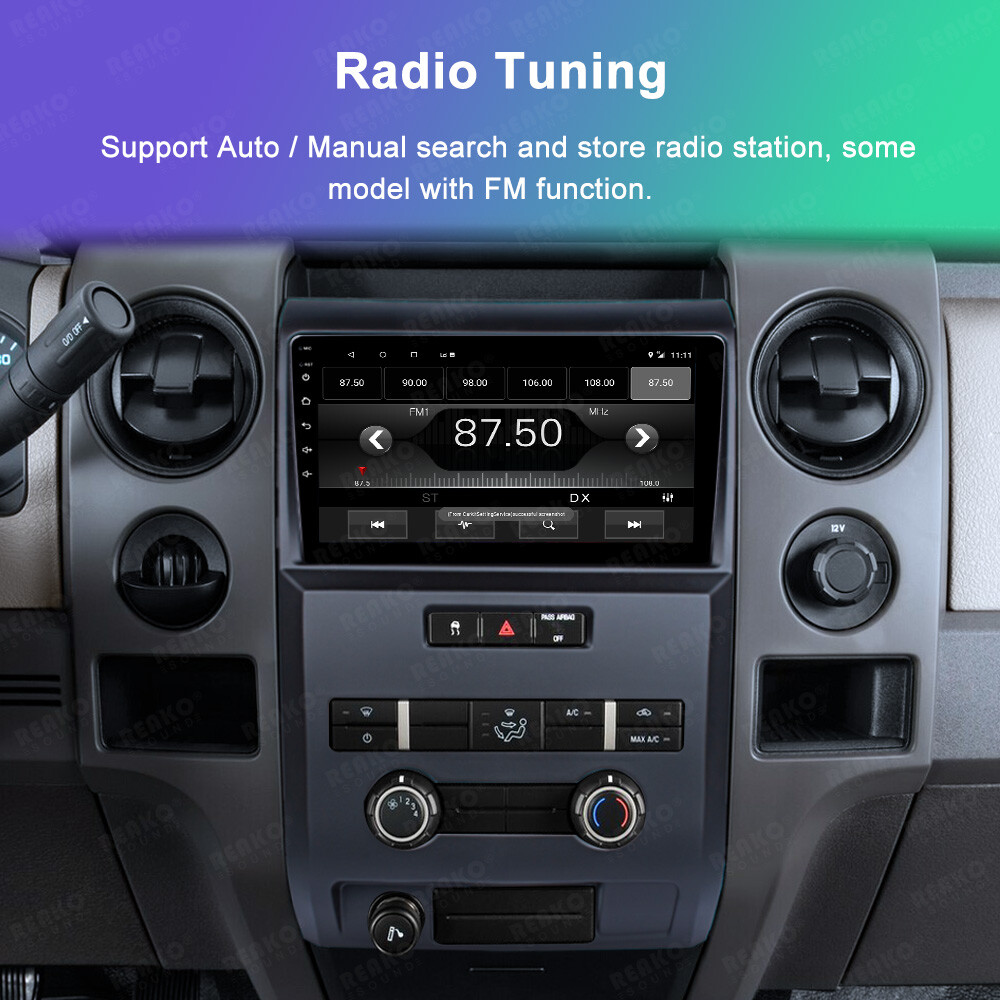 For 20092014 Ford F150 Apple Carplay Car Radio Android 12 WIFI Navi