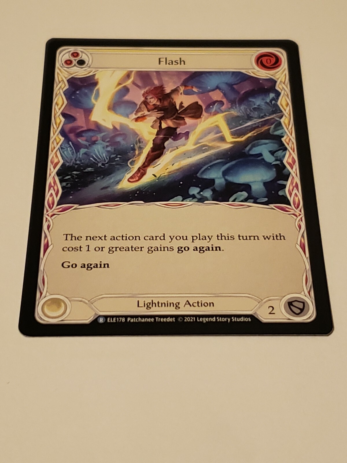 Flash (Yellow)  Rare Tales of Aria 1st Edition Fab Tcg NM