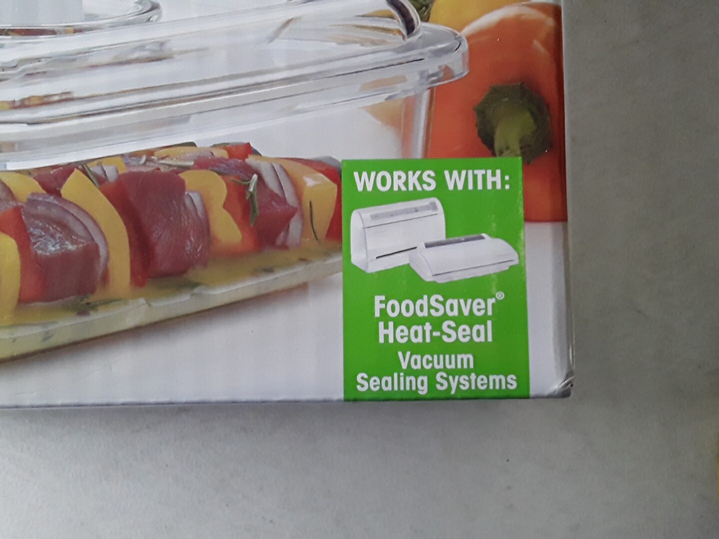 ** New Sealed Food Saver Vacuum Quick Marinating Canister 2.25 Quart (2