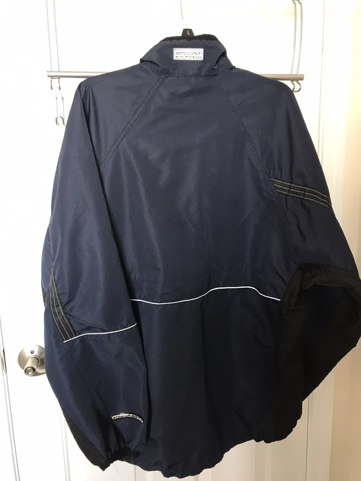 Chaqueta cortavientos Speedo para hombre azul negro talla XXL Foto 4 de 4