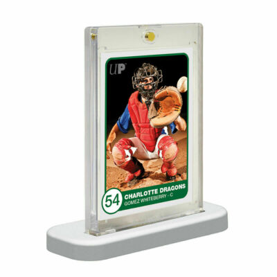 (1) Ultra Pro One-Touch Magnetic White Stand Display Holds 35 To 55pt One-Touch 