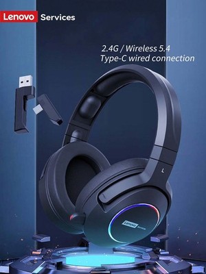 Lenovo E10 Kabellose Gaming Kopfhörer mit RGB Beleuchtung und Aktiver Billig24
