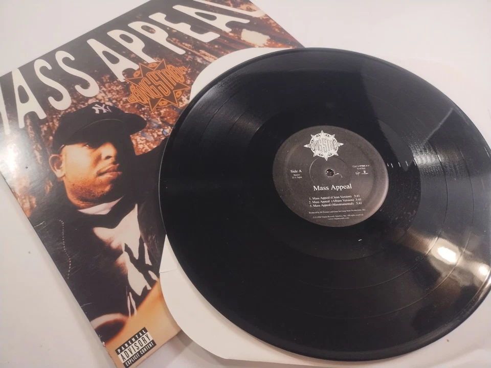 Gang Starr - Mass Appeal 1994 12" Vinyl Single Original Press - Image 4 of 4