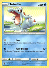 Totodile 22/70 Common Regular Dragon Majesty MP on eBay