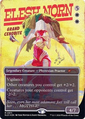 Elesh Norn, Grand Cenobite (Rainbow Foil) Secret Lair Drop Foil Playtest Card