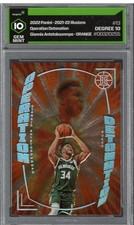 2021-22 Illusions #13 Giannis Operation Detonation Orande Degree 10 Gem MInt