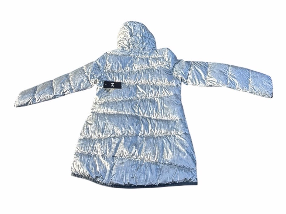 Under Armour Girl's Longer Prime Puffer Jacket Front Pockets Hood Size Large image 10