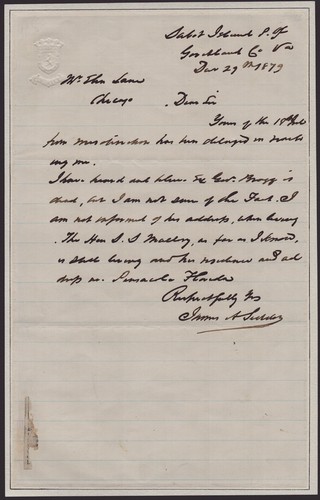 JAMES A. SEDDON - AUTOGRAPH LETTER SIGNED 12/29/1989 - Picture 1 of 2