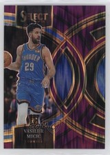 2023 Panini Select Premier Level Purple Flash Prizm 72/175 Vasilije Micic 1dw8