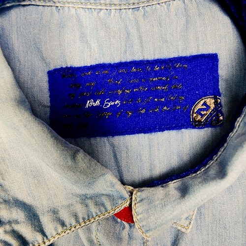 Camicia donna North Sails denim L/S con bottoni XL |Rosso bottoni logo classico - Foto 7 di 8