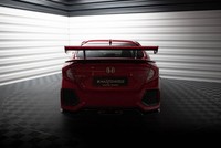 Maxton Design Carbon Heckspoiler HeckflüGel Standfuß Innen + LED Passend FüR Hon