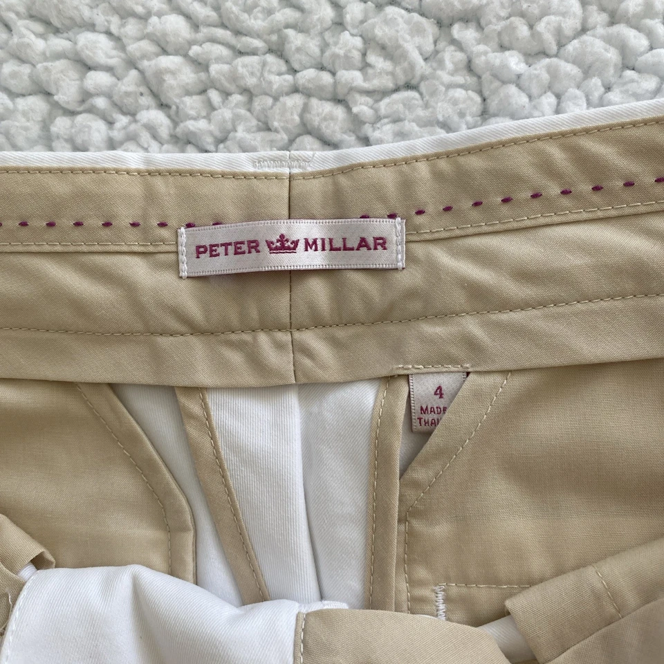 Pantalones al tobillo de golf Peter Millar blancos para mujer talla 4 Foto 2 de 4