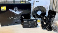 Nikon Coolpix S570 Black Compact Digital Camera Excellent Condition