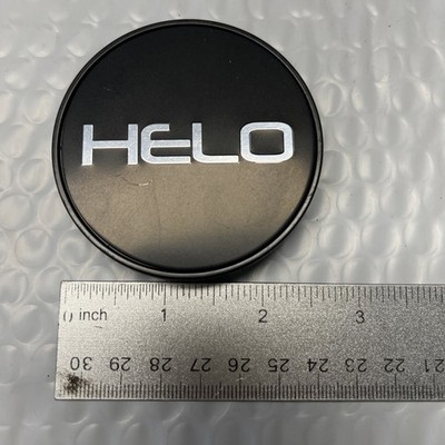 Helo LG1609-49 6244K68 Wheel Center Rim Hub Cap Lug Cover 68mm OD BLACK AM1389