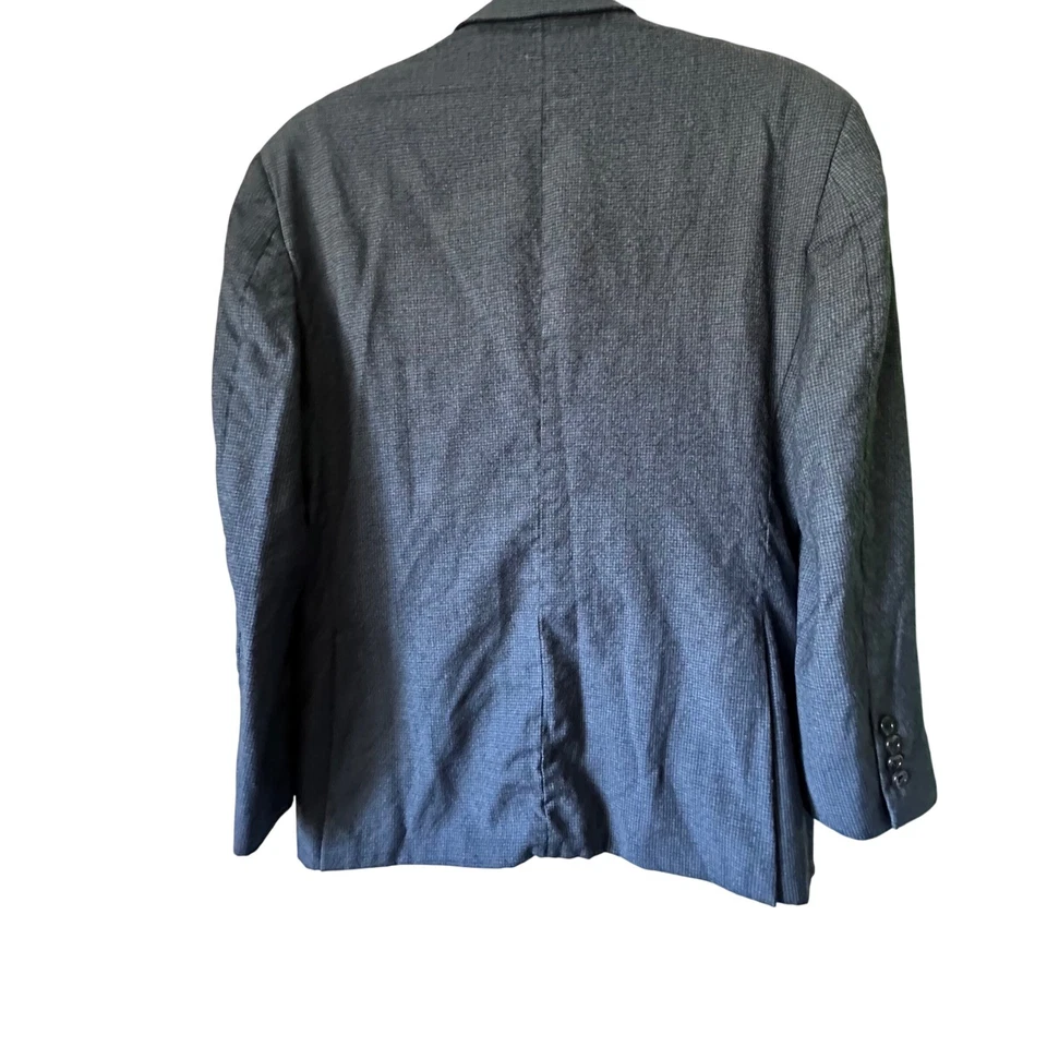 Blazer Jos A Bank Niños Azul Pata de Gallo Ajuste Tradicional Niños Traje Chaqueta Foto 2 de 4