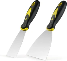 Stainless Steel Putty Knife Scraper Set for Drywall and Wallpaper Removal