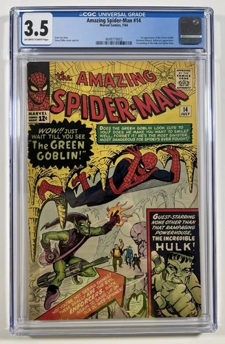 Amazing Spider-Man 14 (Marvel, 1964)  CGC 3.5 **1st Appearance Green Goblin **