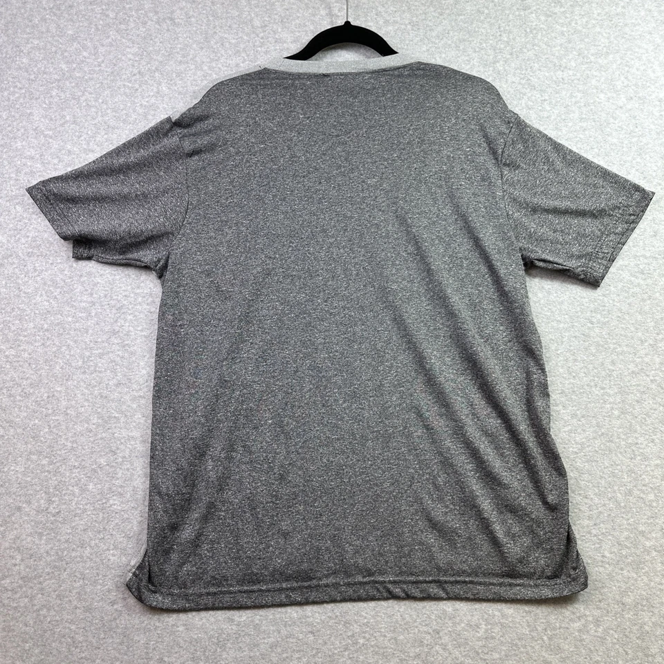 NBN Gear Mens Sz Large Short Sleeve Crew Neck T Shirt Gray Colorblock - Image 2 of 4
