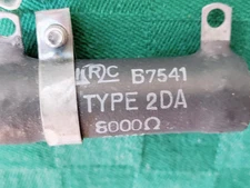 TRW IRC Resistor 2DA  8000  B7541  25 W -one NEW,  OLD - STOCK FREESHIP