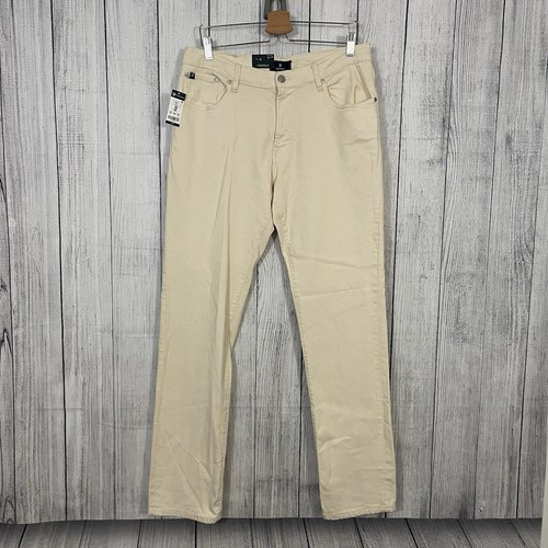 Cremieux Herren Jeans W36 x L34 Creme Madison Classic Fit Relaxed Straight Denim - Bild 9 von 10