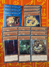 YUGIOH TENYI DECK SET CORE MONK/ASHUNA/VISHUDA/NAHATA/ADHARA RARE NM CRBR x3