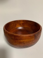 Vintage Beautiful Burl Wooden Bowl 6 Wide And 3 1/2 Tall