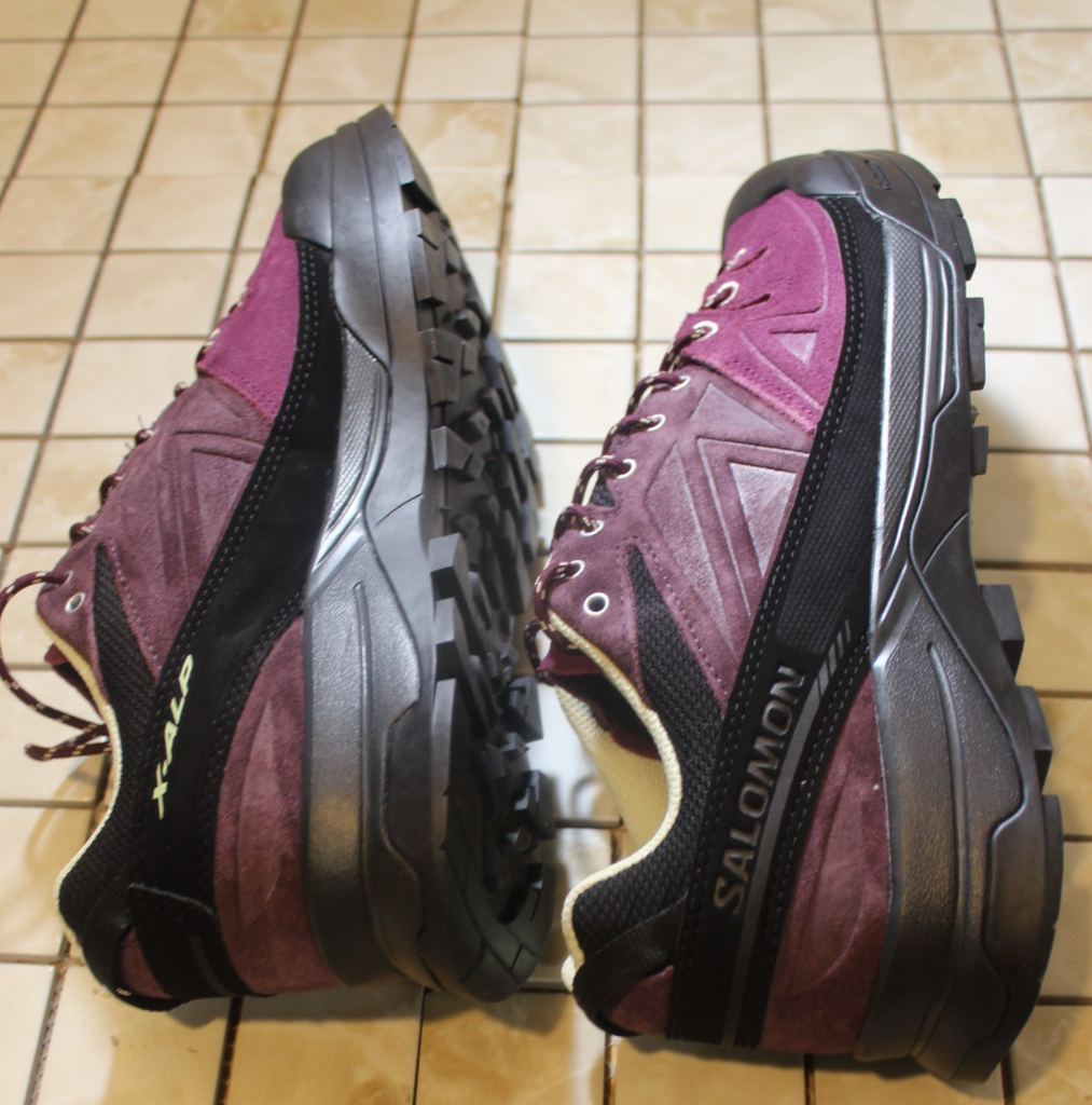 SALOMON X-ALP LTR SUEDE UNISEX SIZE 9 M MEN 10 M WOMEN IN PURPLE