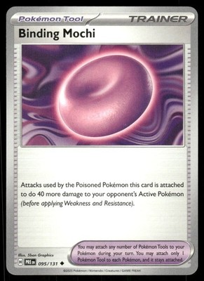Binding Mochi 095/131 Uncommon Prismatic Evolutions Pokemon Near Mint