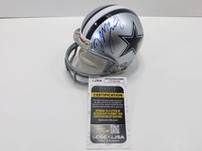 DeMARCO MURRAY SIGNED DALLAS COWBOYS MINI HELMET Oklahoma Sooners JSA COA