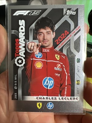 Charles Leclerc #283 Topps Turbo Attax 2025 Formula 1