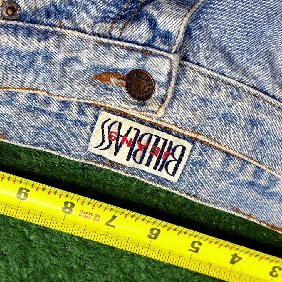 Pantalones Cortos De Colección Y2K Sueltos Patinador Billblass Denim Lavado Desteñido Talla: 28 Foto 3 de 4