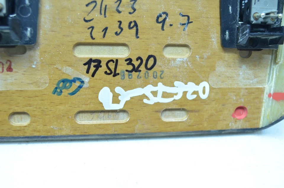 90-02 MERCEDES-BENZ R129 SL320 CENTER CONSOLE WOOD TRIM BEZEL OEM - Image 3 of 4