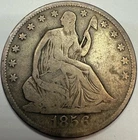 1856 O Seated Liberty Half Dollar Exact Coin Imaged #SL290