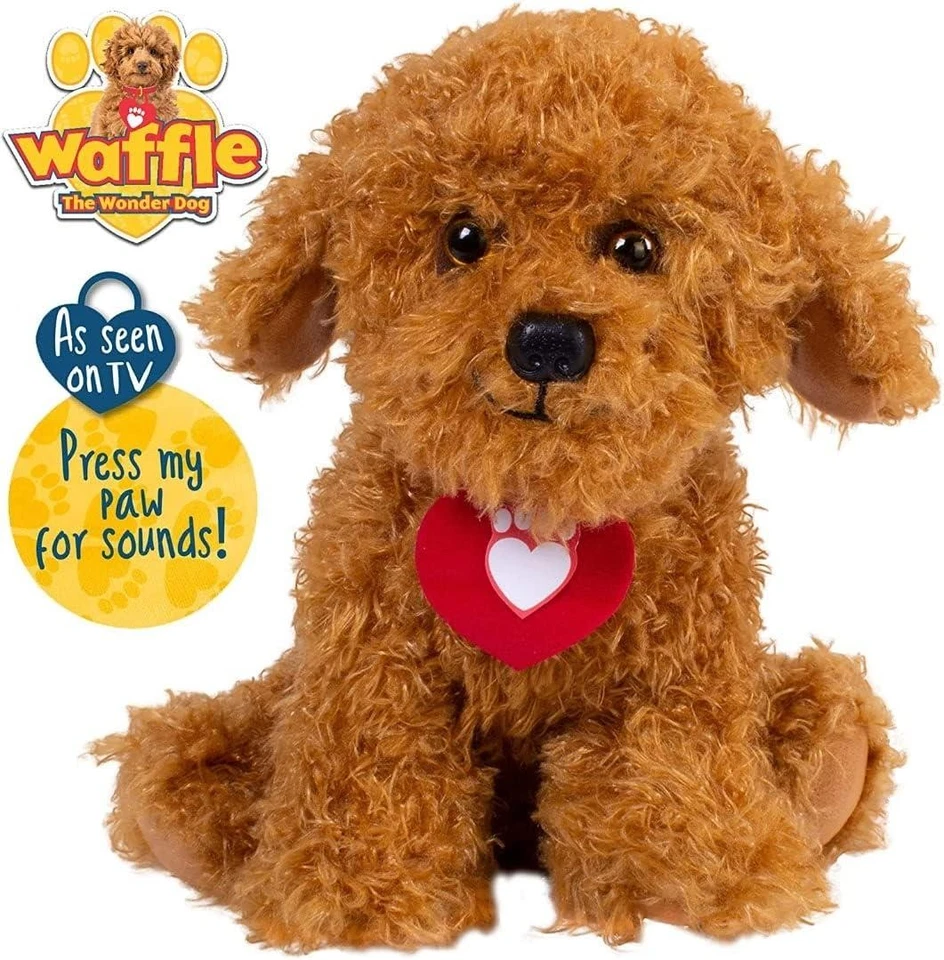 Waffle the Wonder Dog Talking Soft Toy – Sings Theme Tune - CBeebies Puppy Plush - Image 4 of 4