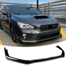 Front Bumper Lip Splitter Spoiler Fit for Subaru WRX Gloss Black