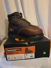 Timberland PRO FlexShield 6" Internal Met Guard Steel Toe Work Boots 10M NWT