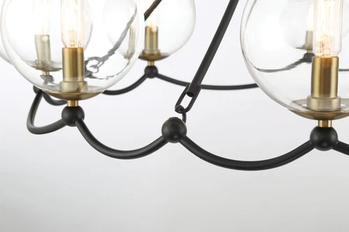 Minka Lavery 5067 Kearney Park 8 Light 35"W Vantage Chandelier - Coal / Soft - Picture 10 of 12