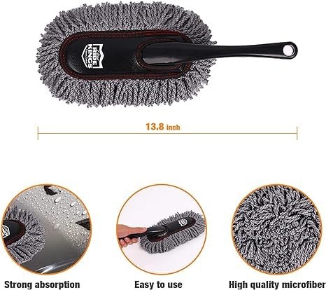 Car Duster Set,Car Duster Exterior Scratch Free with Extendable Handle,Large ... - Picture 3 of 9