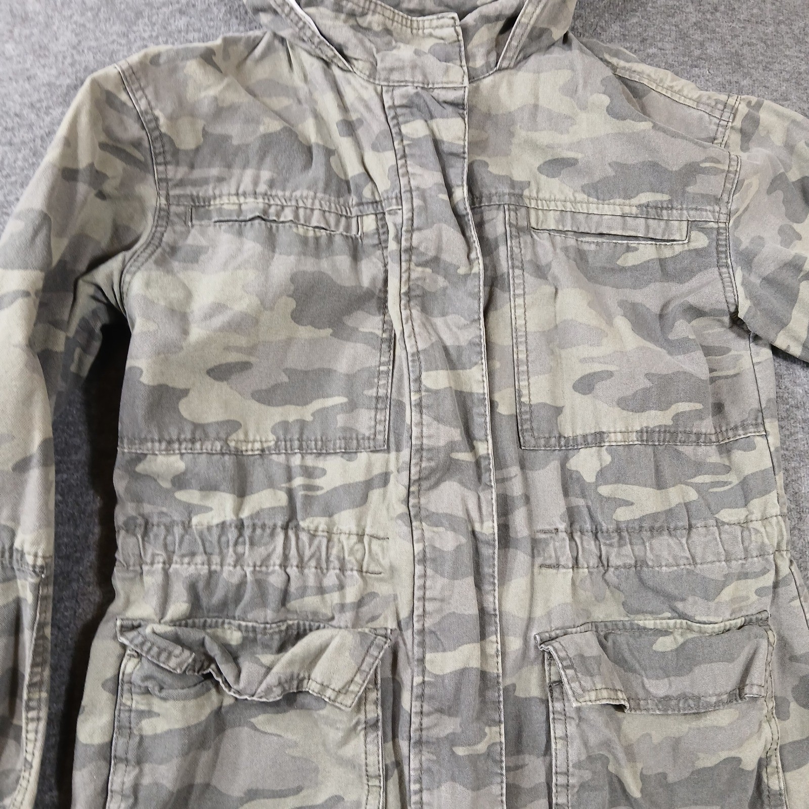 Universal Thread Utility Jacket Womens S Gray Cam… - image 4