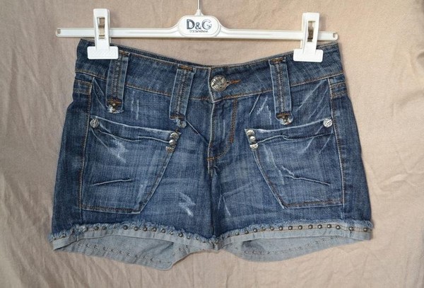 Women Dolce Gabbana Shorts Navy Denim 38 / M / 46