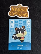 PACK FRESH Blaire 139 Animal Crossing Series 2 Amiibo Card, Authentic Nintendo