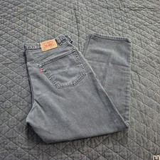 Vintage USA Levis 550 40x30 Denim Jeans Mens Red Tab Relaxed Fit Tapered Leg