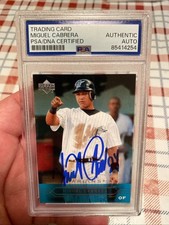 2004 Upper Deck Miguel Cabrera #83 IP Auto PSA Auth Marlins Tigers HOF BLAZER🔥