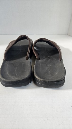 Rockport Men's Darwyn Slide 2 Sandal Brown Leather Size 11 - Picture 4 of 6