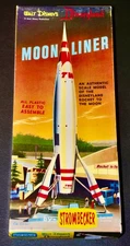 1957 WALT DISNEY STROMBECKER D-27A 100 MOONLINER (ROCKET TO THE MOON) MODEL KIT
