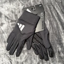 Adidas Warm COLD.RDY Running Comfort Gloves Black  Adult Mens M/L Touch Screen