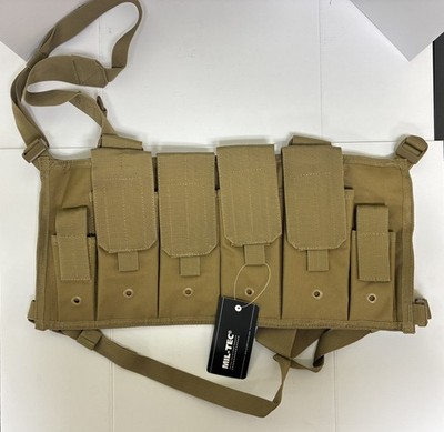 MIL-TEC  COYOTE MAG CARRIER CHEST RIG for the Range or Airsoft